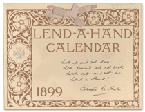 Lend-a-Hand Society calendar, 1899
