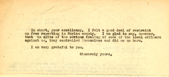 Letter to Govenor Flem D. Sampson, Sept. 9, 1931, page 2