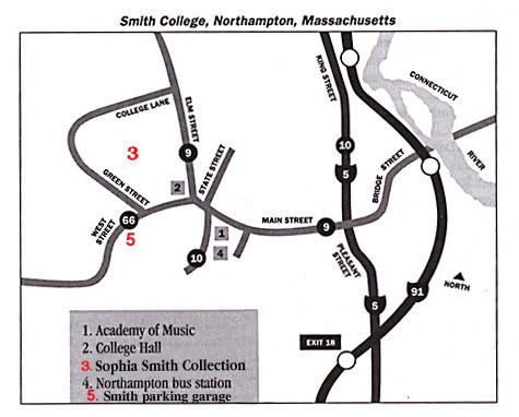 Map of Northampton area