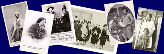 Six postcards