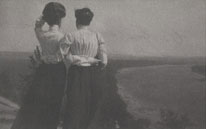 Caroline and I at the Indian Mounds, circa 1904