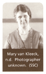 Mary van Kleeck, n.d.