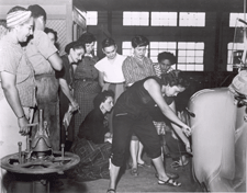 Auto mechanics class, San Juan, Puerto Rico YWCA