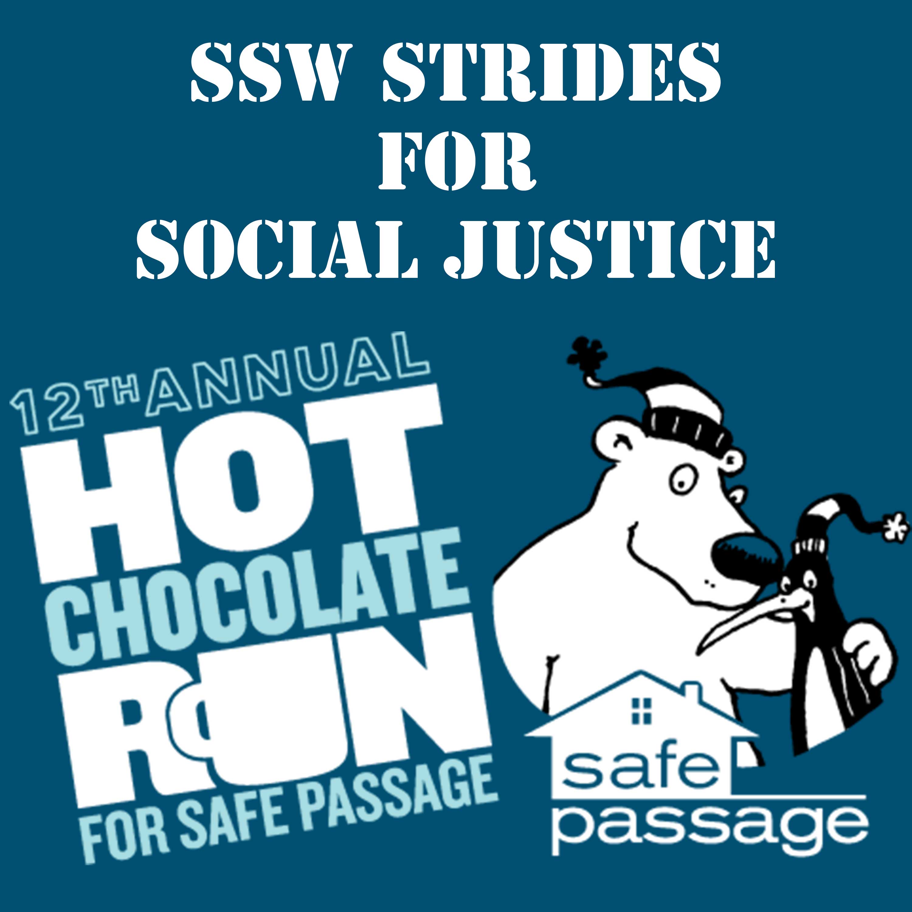 SSW Strides for Social Justice in the 12th Annual Hot Chocolate Run!