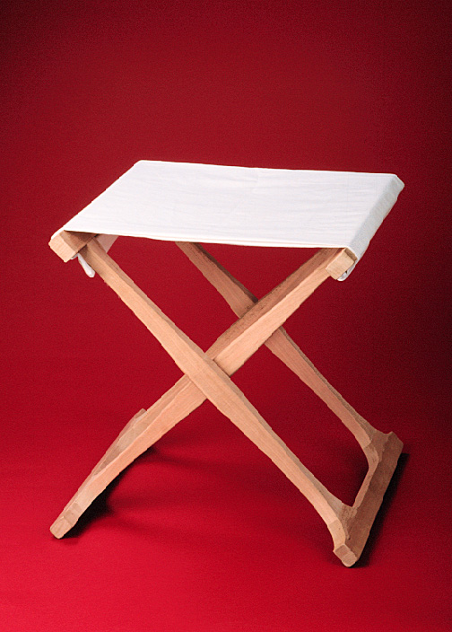 Hermès Au Fil du Fleuve foldable stool 2005 - Katheley's