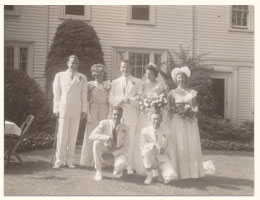 Wedding of Violet Bodman and William Price, 1946