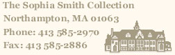 Sophia Smith Collection Contact Information and link to Home page