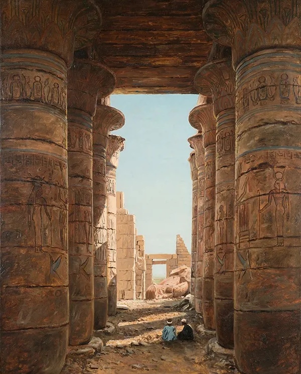 The painting Ramesseum at Thebes by Lockwood de Forest