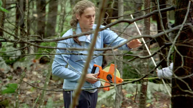 Forest measuring at MacLeish Field Station