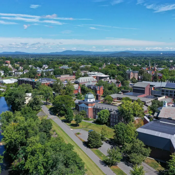 aerial view of Smith College