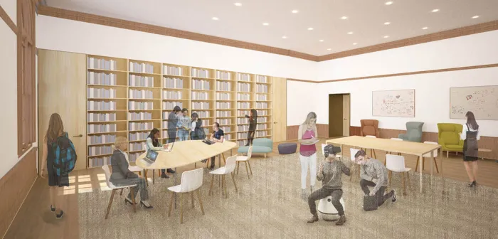 Maya Lin Design, Neilson Library, Conway Center first floor