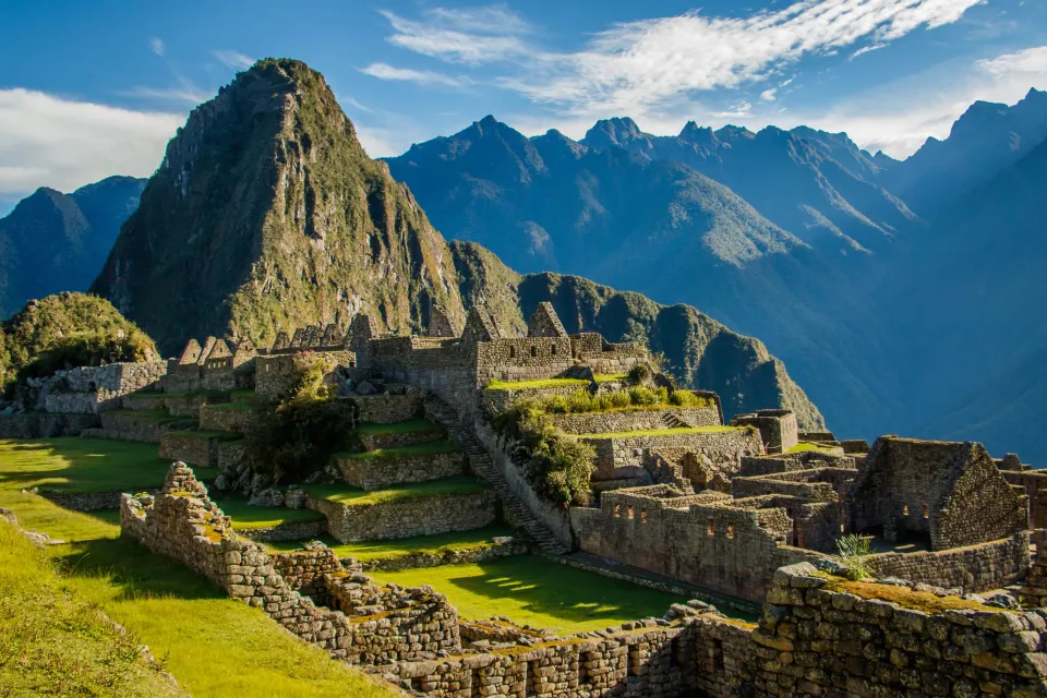 The ruins of Machu Picchu 